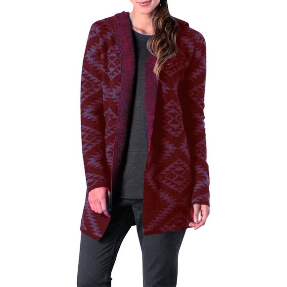 Horney Toad Women’s Merino Diamond Hoodie Size Medium - Picture 1 of 9